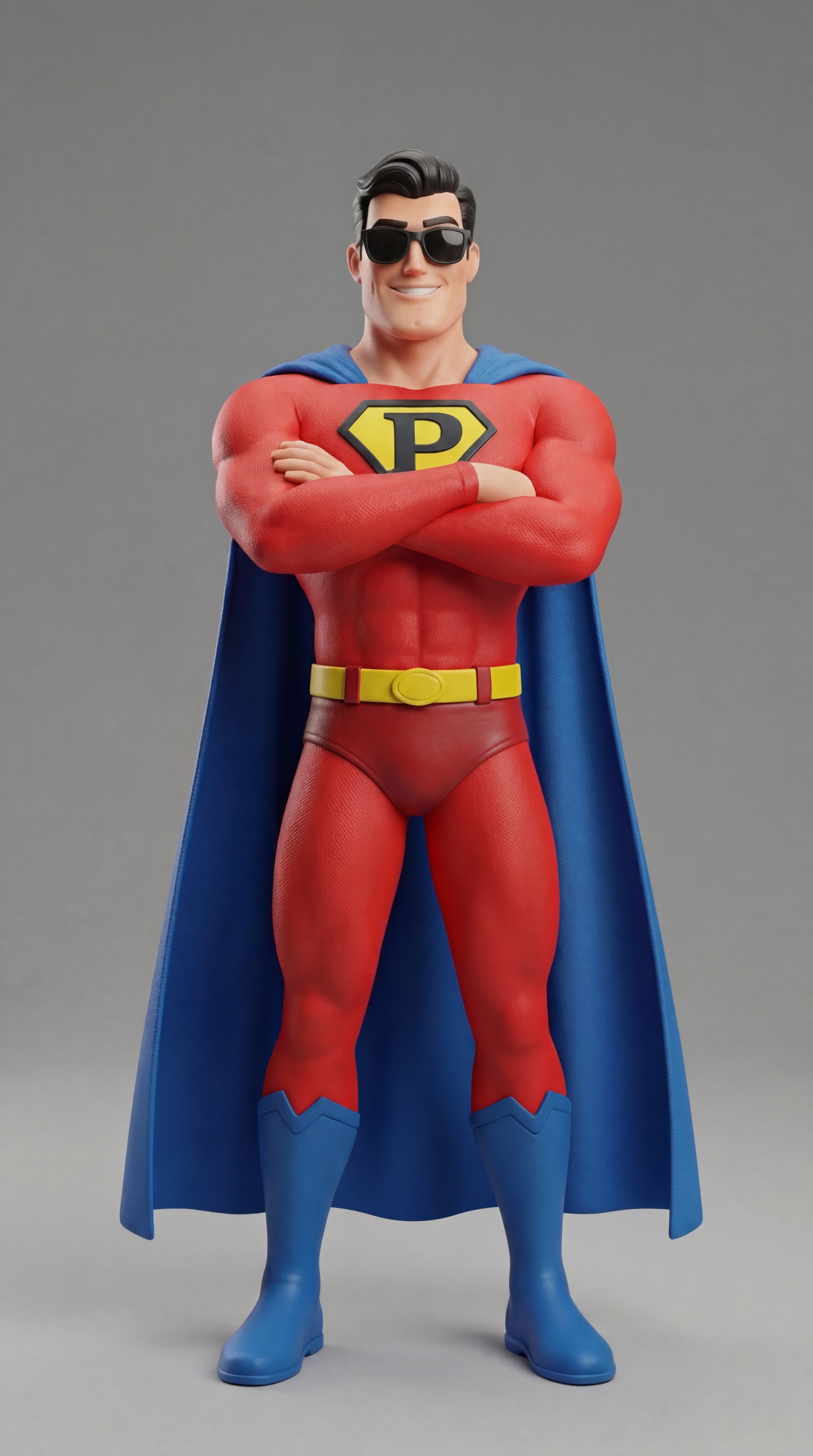 Peter & Co Optical Superhero Mascot